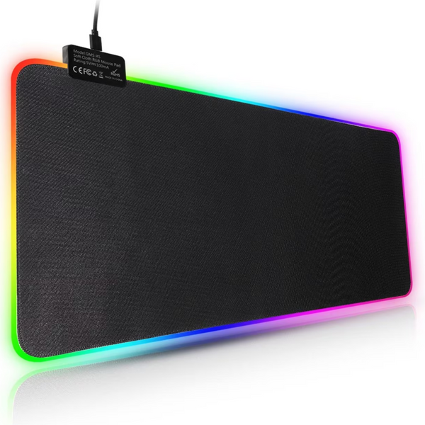 Luminous RGB Gaming Mouse-Pad 800x300x4mm Non-Slip Base | BRAND NEW/Black