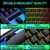 Luminous RGB Gaming Keyboard 100% Full Size + RGB Gaming Mouse | BRAND NEW/Black