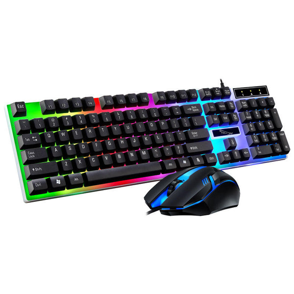 Luminous RGB Gaming Keyboard 100% Full Size + RGB Gaming Mouse | BRAND NEW/Black