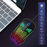 High-end Wired Gaming Mouse - Multicolour RGB Backlit | BRAND NEW/Black